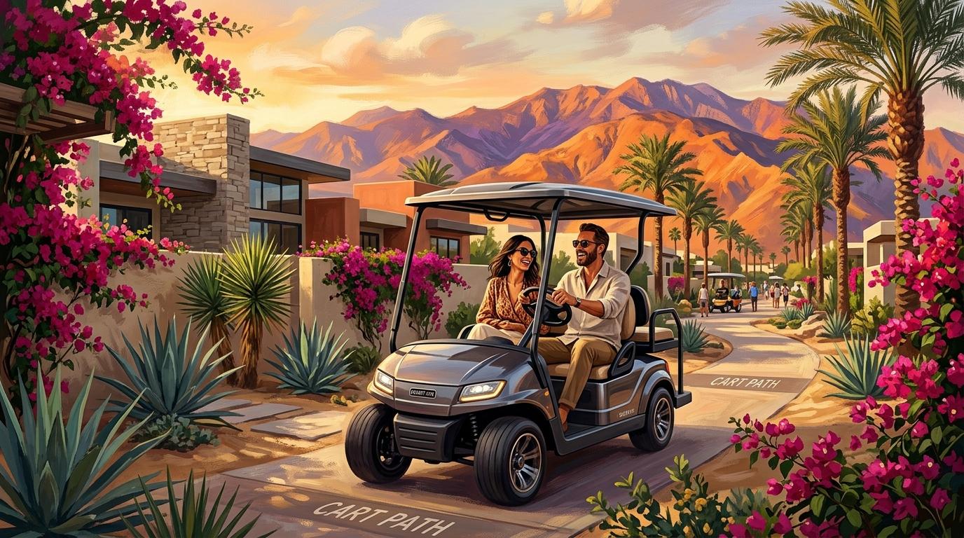 Golf Cart Communities in Greater Palm Springs: Street-Legal LSVs, Neighborhood Trails, and Local Regulations