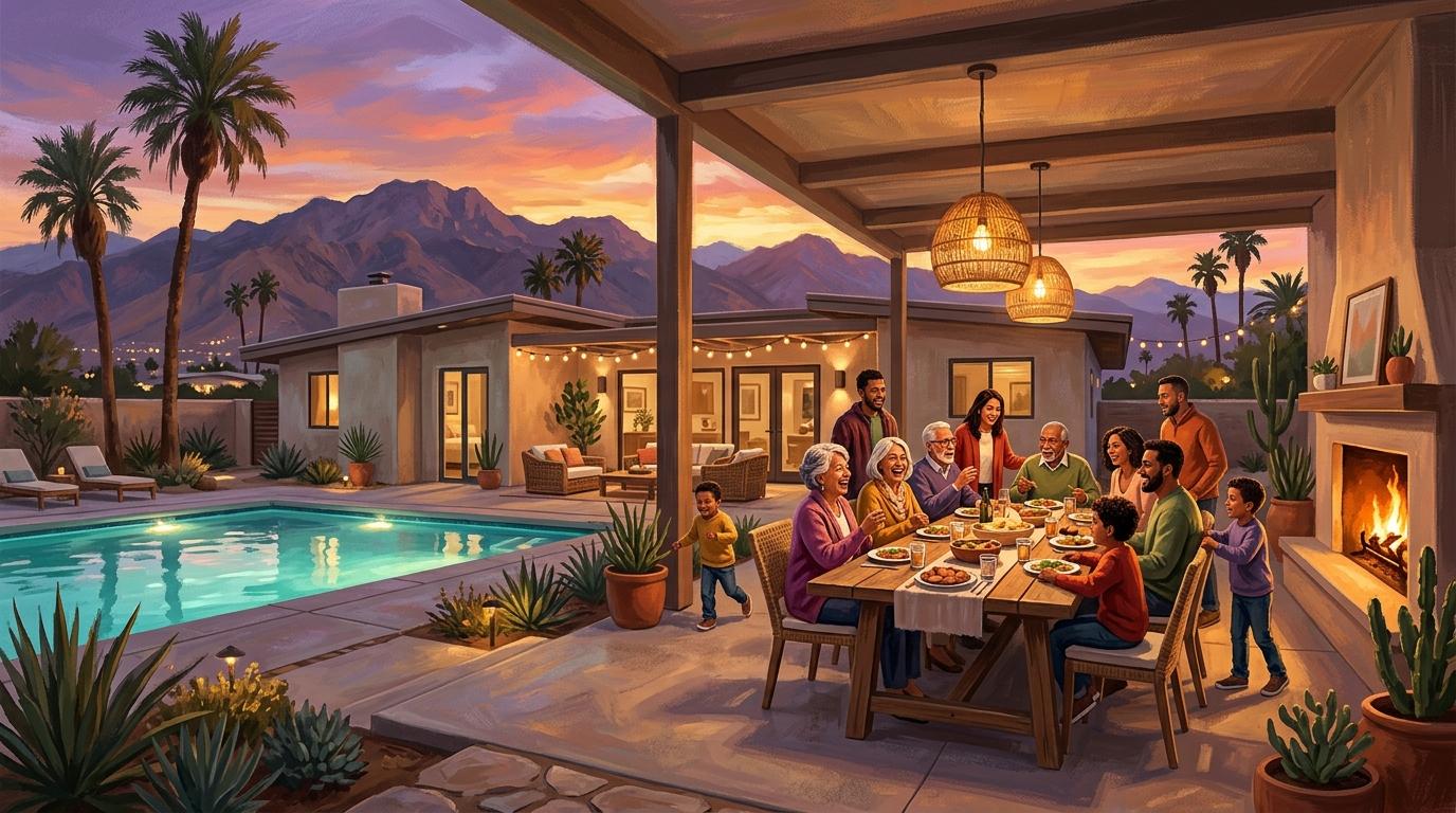 Multi-Generational Living in Greater Palm Springs: Flexible Floor Plans for Extended Families and Guests in Modern New Builds